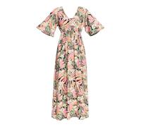 Roxy Peaceful Swell Again - Maxi Dress for Women - Maxikleid - Frauen - Schwarz.