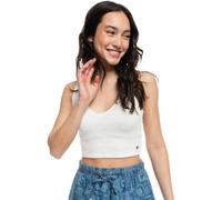 Roxy Please Come Back - Cropped Top for Women - Crop Top - Frauen - S - Weiss.