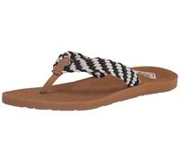 Roxy Porto Damen-Sandale mit Seilriemen, marineblau/weiß, 42 EU