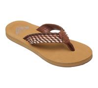 Roxy Zehensandalen Porto Rope – Damen, Mocha/Coffee, Größe 37 (ARJL101113-MCF-7)