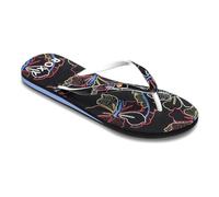 Roxy Damen Portofino Sandale, Black Multi CAMO, 39 EU