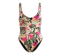 Badeanzug ROXY "BEACH CLASHORT SLEEVEICS KVJ8" Gr. S (36), N-Gr, anthracite p Damen Badeanzüge Ocean Blue (53168948-S)