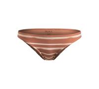 Roxy - Women's Beach Classics Moderate Bo - Bikini-Bottom, Gr. XXL, rot (CedarWoodHappyStripe)