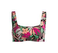 Roxy Printed Beach Classics D Damen Bikinitop khaki/orange/rosa - S
