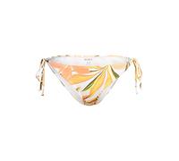 Bikini-Hose ROXY "Printed Beach Classics" Gr. S, US-Größen, weiß (bright white subtly salty flat) Damen Badehosen Bikini Hosen (28480517-S)