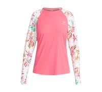 Roxy Printed - Langärmliger Rashguard mit Reißverschluss für Frauen Weiß