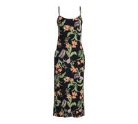 Roxy Maxikleid Rainbow Shores Crinkle Frauen M Schwarz