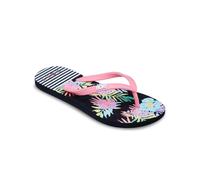 Sandale ROXY "Rg Viva Stamp", Jungen, Gr. 2(32), schwarz multi 1, Obermaterial:Obermaterial: 98% synthetisches Tr/ 2% Metall, Futter: 100% synthetisches Tr, Laufsohle: 100% Schwammgummi;, Schuhe Sanda