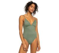 Roxy Shiny Wave - One-Piece Swimsuit for Women - Badeanzug - Frauen - S - Grün.