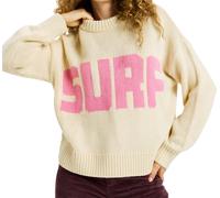 Roxy - Strick Pullover - Exploring Heart Parchment für Damen - Größe S - Beige Beige S