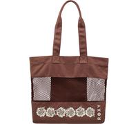 Strandtasche ROXY "Summer Breezy", cappuccino, Baumwolle, Taschen Strandtasche (46975002-0) cappuccino