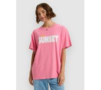 Roxy Sunnyoversize Easy T-Shirt pink cosmos Damen Gr. M
