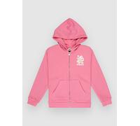Roxy Surf Feeling Zipped Brushed Kids Hoodie pink cosmos Mädchen Gr. T14