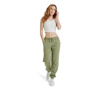 Jogger Pants ROXY "Surf Stoked Brushed", Damen, Gr. XL, grün (oil grün), 60% Baumwolle, 40% Polyester, Hosen (96397533-XL) oil grün
