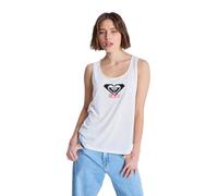Roxy Surfclassic Damen-T-Shirt, kurzärmelig, Weiß