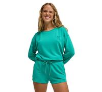 Sweatshorts ROXY "Surfing By Moonlight", Damen, Gr. M, grün (sea grün), Obermaterial: 68% Viskose, 29% Polyester, 3% Elasthan., Hosen Sweatshorts (64292532-M) sea grün