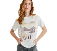 Roxy Oceanregular Poster T-Shirt woodsmoke Damen Gr. XS