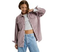 Langarmhemd ROXY "Let It Go Cord", Damen, Gr. M, US-Größen, bunt (nirvana), 100% Baumwolle, Langarm, Hemden (46502703-M) nirvana