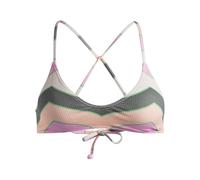 Roxy Vista Stripe - Bra Bikini Top for Women - BH-Bikinioberteil - Frauen - S - Grün.