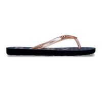 Sandale ROXY "Rg Viva Sparkle", Jungen, Gr. 12(29), schwarz, gold, Obermaterial:Obermaterial: 98% Synthetik Tr/ 2% Metall, Futter: 100% Synthetik, Laufsohle: 100% Schwammgummi;, Schuhe Sandale (906871