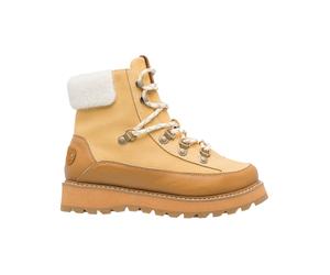 Roxy - Wasserfeste, sehr warme Apres Ski - Azelie Tan Brown für Damen aus Leder - Größe 7 US - Beige Beige 7 US