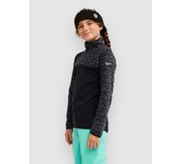 Roxy Whitecamp Half Zip Kids Sweater true black roxygram tonal Mädchen Gr. T12