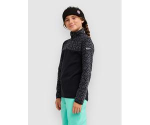 Roxy Whitecamp Half Zip Kids Sweater true black roxygram tonal Mädchen Gr. T14