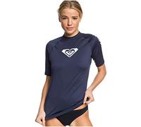 Roxy Whole Hearted - Kurzärmliger Rashguard mit UPF 50 für Frauen Blau