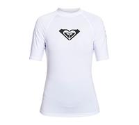 Roxy Whole Hearted - Kurzärmliger Rashguard mit UPF 50 für Frauen Weiß