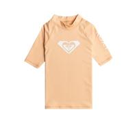 Roxy Whole Hearted - Short Sleeve Rash Vest for Girls 2-7 - Kurzärmliger Rashguard - Mädchen 2-7 - Orange.