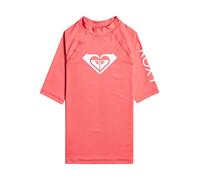 Roxy Kurzärmliger Rashguard WHOLEHEARTED Mädchen 8-16 Rosa 14/XL