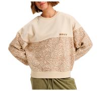 Roxy - Women's Gone Wild Block - Pullover, Gr. XXL, beige (ParchmentAnimalFloral)