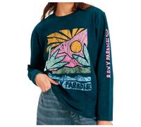 Roxy - Women's Hangloose Washed L/S - Longsleeve, Gr. XS, blau (Anthracite)