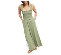 Jumpsuit ROXY "Just Passing By", Damen, Gr. S, US-Größen, oil grün, Obermaterial: 63% Microfaser, 33% Viskose, 4% Elasthan;, Overalls Jumpsuit (89575754-S) oil grün