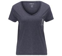 Roxy - Women's Laguna Green V Neck - T-Shirt, Gr. XS, blau/grau (Anthracite)