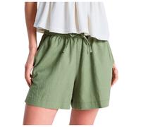 Bermudas ROXY "Lekeitio Break", Damen, Gr. XXL, oil grün, Obermaterial:55% Leinen, 45% Viskose;, Hosen Bermudas (32708361-XXL) oil grün