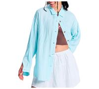 Roxy - Women's Morning Shine Stripe - Bluse, Gr. XS, blau (CoconutMilkRegularStripe)