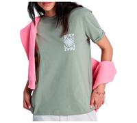Roxy - Women's Oceanregular FB - T-Shirt, Gr. XXS, bunt (OilGreen)