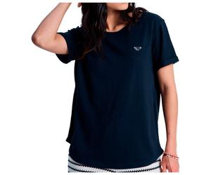 Roxy - Women's Oceanwave Regular Emby - T-Shirt, Gr. XL, blau (Anthracite)