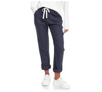 Roxy - Women's On The Seashore Linen Cargo Trousers - Freizeithose, Gr. S, blau (MoodIndigo)