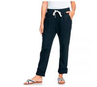 Roxy - Women's On The Seashore Linen Cargo Trousers - Freizeithose, Gr. XL, blau (Anthracite)