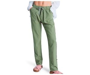 Roxy - Women's On The Seashore Linen Cargo Trousers - Freizeithose, Gr. XL, grün (OilGreen)