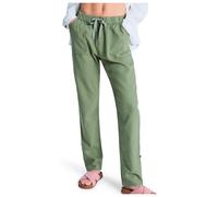 Roxy - Women's On The Seashore Linen Cargo Trousers - Freizeithose, Gr. XXL, grün (OilGreen)