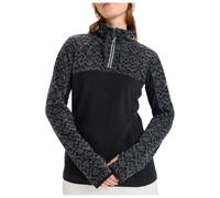 Roxy - Women's Sayna Half Zip - Fleecepullover, Gr. XS, schwarz (TrueBlackRoxygramTonal)