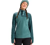 Roxy Women's SAYNA Half Zip Sweatshirt, SEA Pine ROXYGRAM Tonal, XL
