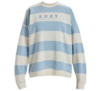 Roxy - Women's Strictly Stripes Oversized - Pullover, Gr. XXL, grau (SkywayStrictlyStripe)