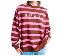 Roxy - Women's Strictly Stripes Oversized - Pullover, Gr. XXL, rot/rosa (TiramisuStrictlyStripe)