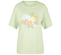 Roxy - Women's Sunnyoversize Enzyme Wash - T-Shirt, Gr. M, grün (Basil)