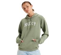 Roxy Women's SURF Stoked Hoodie Brushed E Pullover Sweater, Oil Green, M