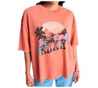 Roxy - Women's Talloversize Washed - T-Shirt, Gr. XS, rot (ApricotBrandy)